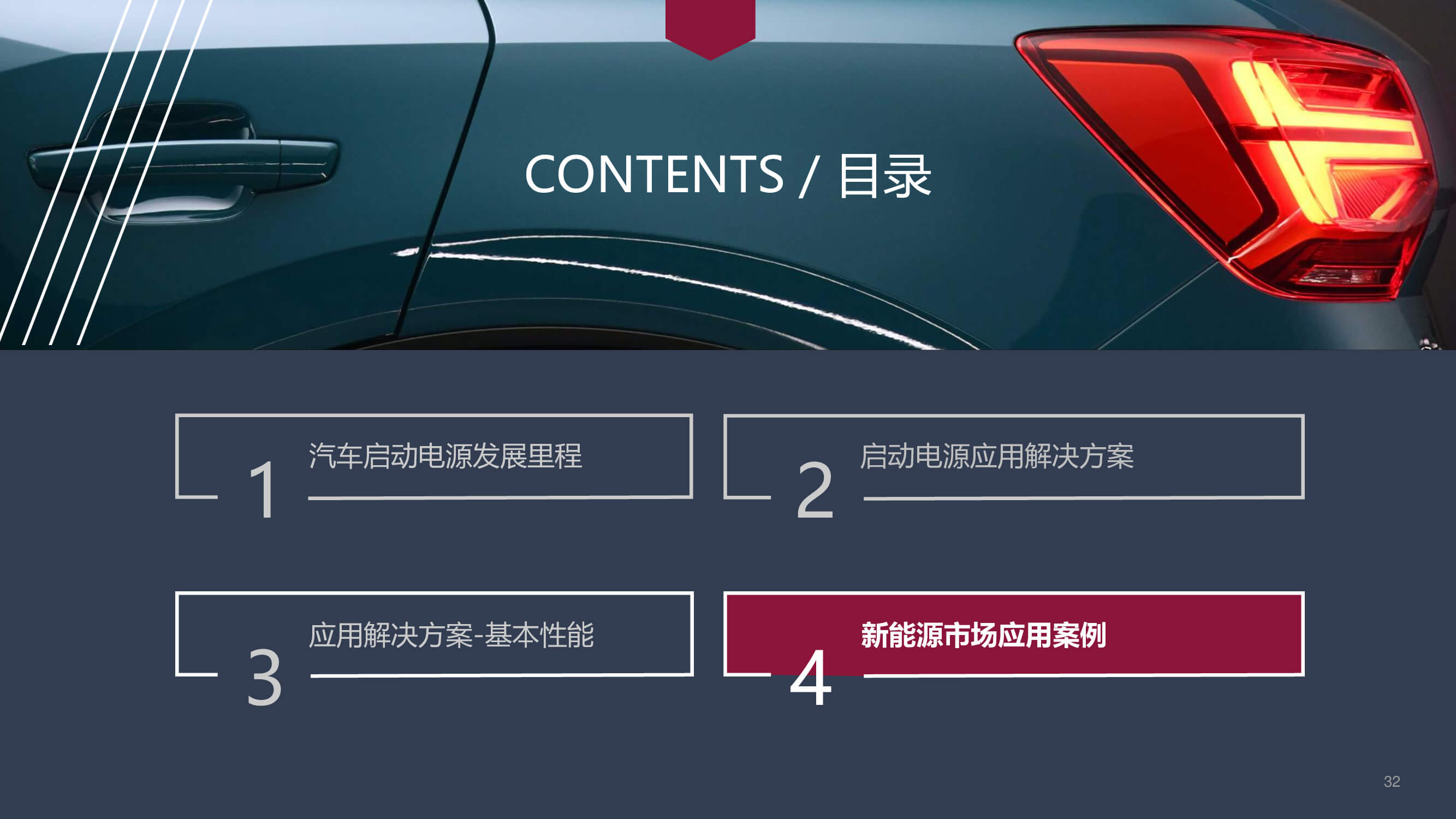 新能源汽車啟動電源的應用方案