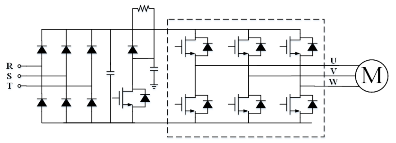 電機驅(qū)動SJ-IGBT電路圖